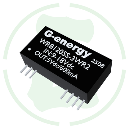 G energy WRB1205S-3WR2 12V to 5V 600mA 3W Dc Dc Converter IP68 Step Down Converter