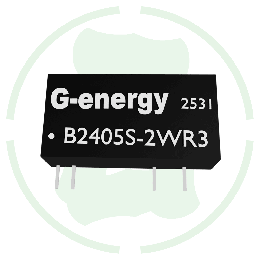 G energy B2405S-2WR3 24V to 5V 400mA 2W Dc to Dc Converter IP68 Step Down Converter