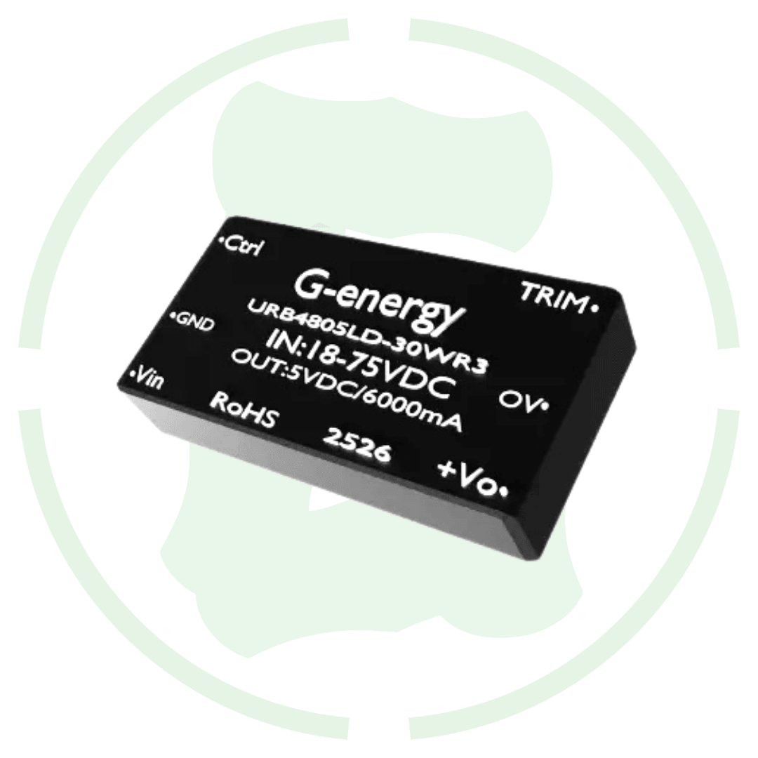G-energy URB4805LD-30WR3 48V To 5V 6A 30W Dc-Dc Converter IP68 Buck Converter