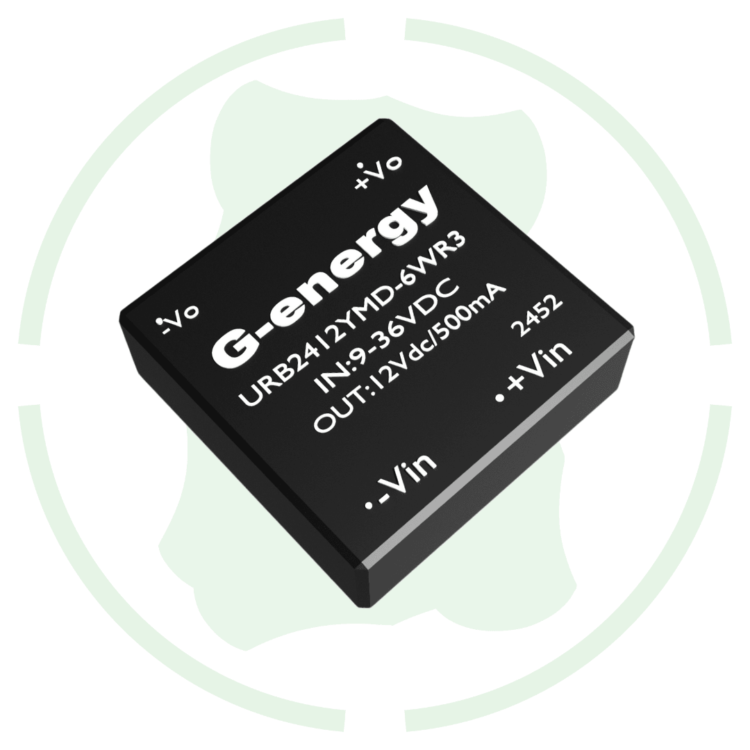 G-energy URB2412YMD-6WR3 24V to 12V 500mA 6W Dc Dc Converter IP68 Buck Converter