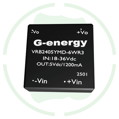 G-Energy VRB2405YMD-6WR3 24V to 5v 6w 1.2A Dc to Dc Converter IP68 Buck Converter
