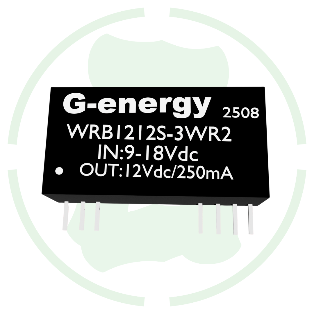 G-energy WRB1212S-3WR2 12V To 12V 3W 250mA Dc Dc Converter IP68 Buck Boost Converter