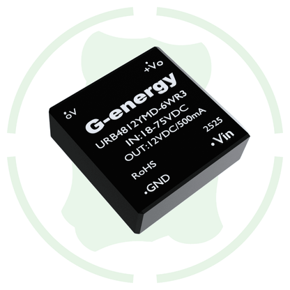 G-energy URB4812YMD-6WR3 48V to 12V 500mA 6W Dc Dc Converter IP68 Step Down Converter