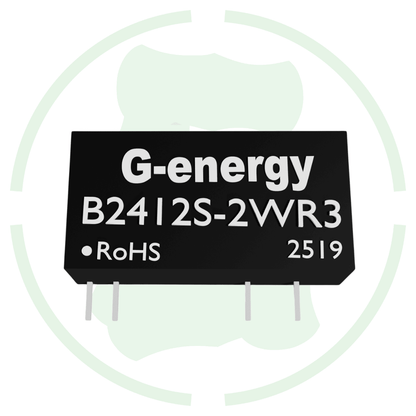 G energy B2412S-2WR3 24V to 12V 166mA 2W DC to DC Converter IP68 Step Down Converter