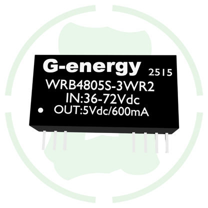 G-energy WRB4805S-3WR2 48V to 5V 3W 666mA Dc Dc Converter IP68 Step Down Converter