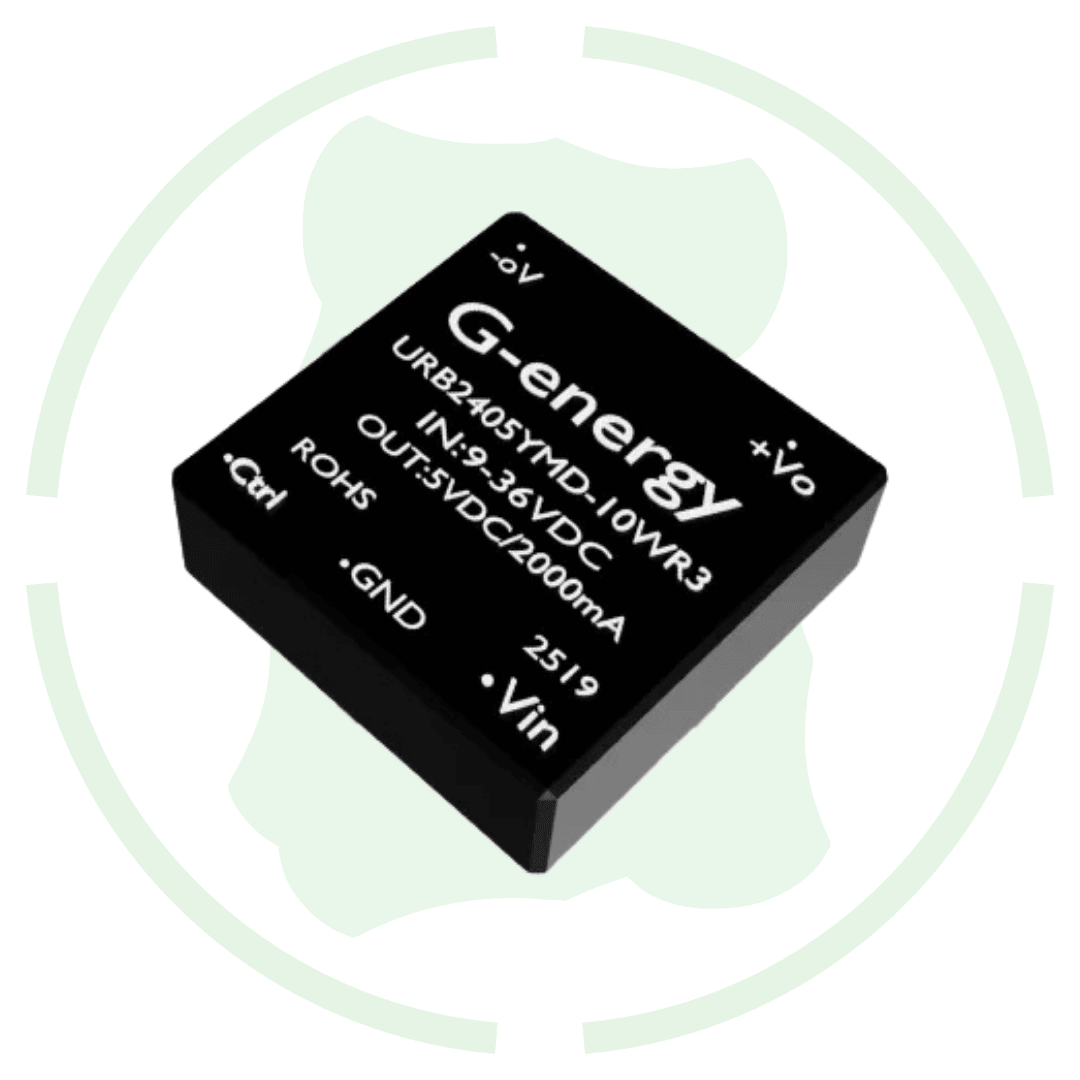 G energy URB2405YMD-10WR3 24V to 5V 2A 10W Dc to Dc Converter IP68 Step Down Converter