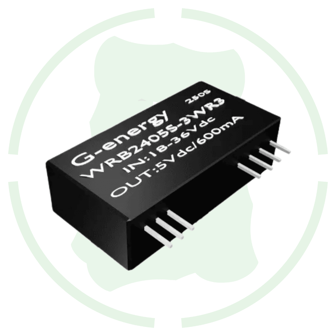 G-Energy WRB2405S-3WR3 24V to 5V 600mA 3W Dc to Dc Converter IP68 Buck Converter