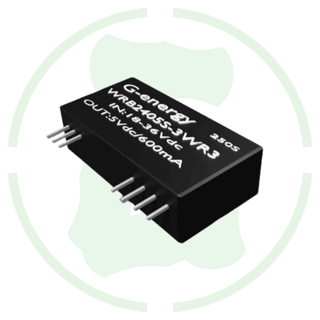 G-Energy WRB2405S-3WR3 24V to 5V 600mA 3W Dc to Dc Converter IP68 Buck Converter