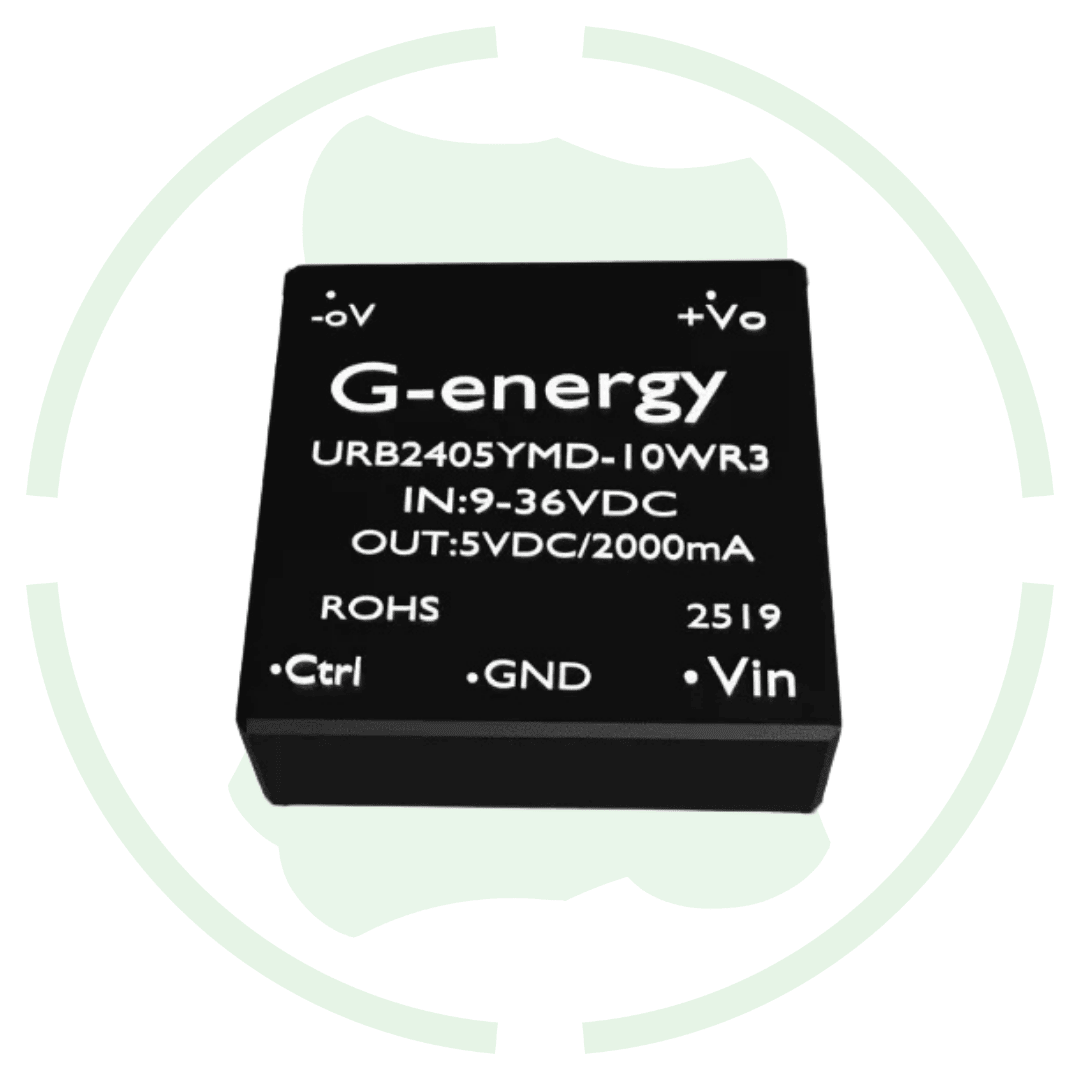 G energy URB2405YMD-10WR3 24V to 5V 2A 10W Dc to Dc Converter IP68 Step Down Converter